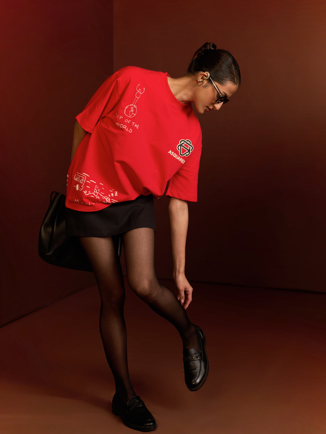 TRUTH ON RED HEAVYWEIGHT T-SHIRT