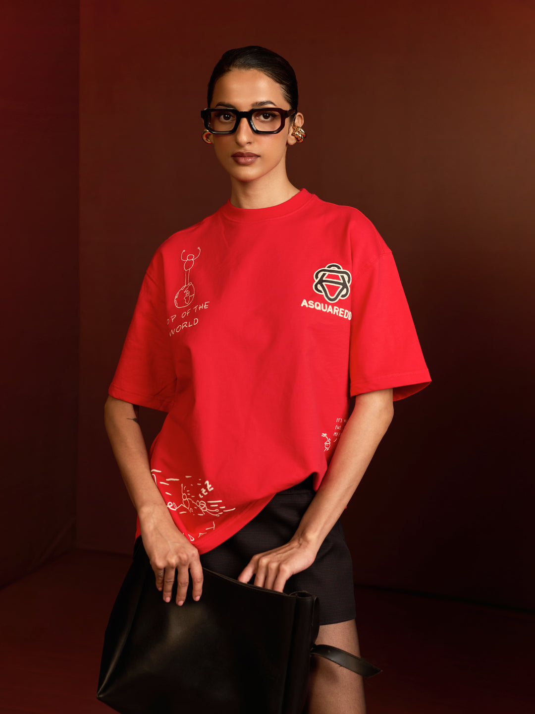 TRUTH ON RED HEAVYWEIGHT T-SHIRT