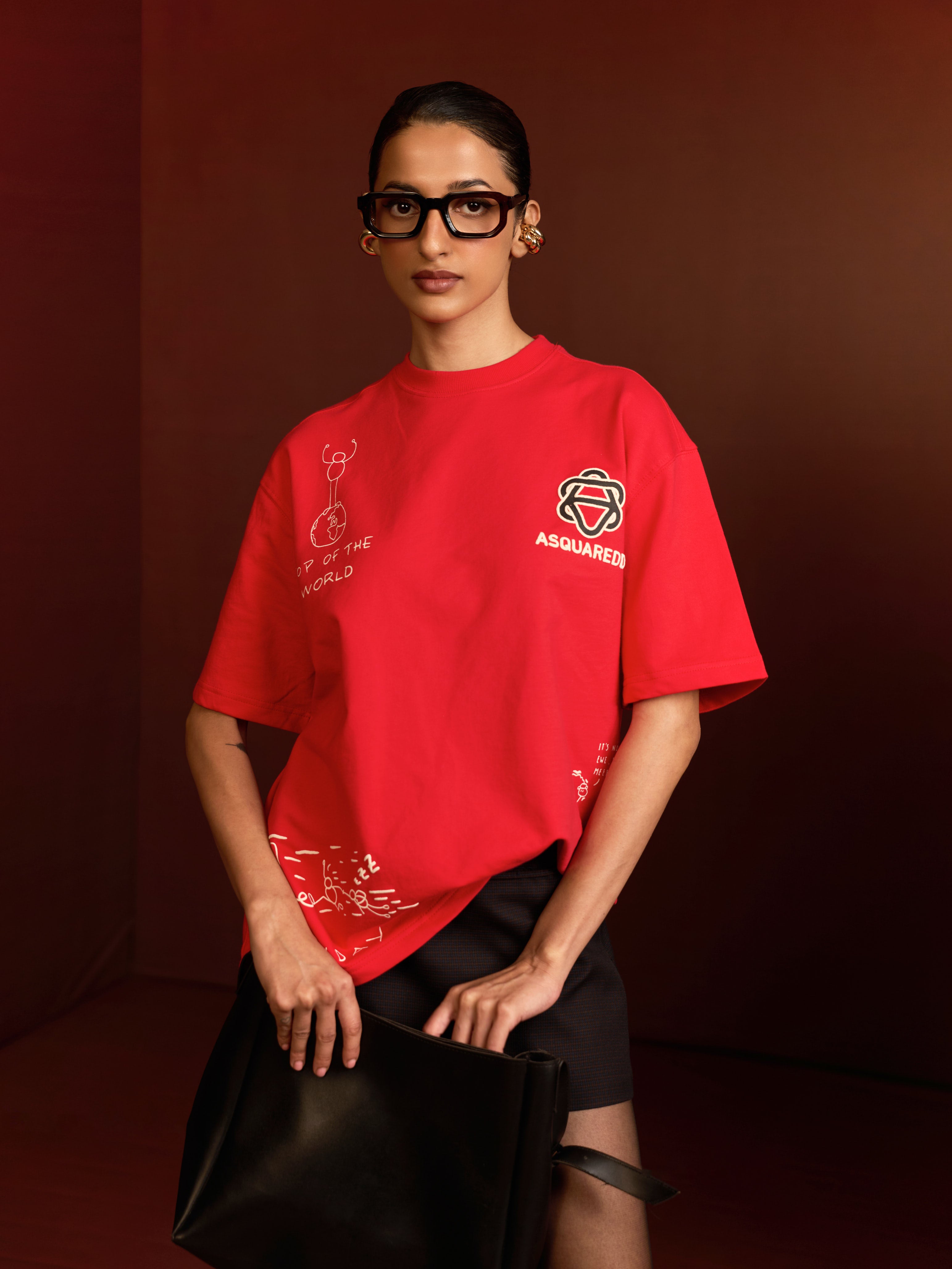 TRUTH ON RED HEAVYWEIGHT T-SHIRT