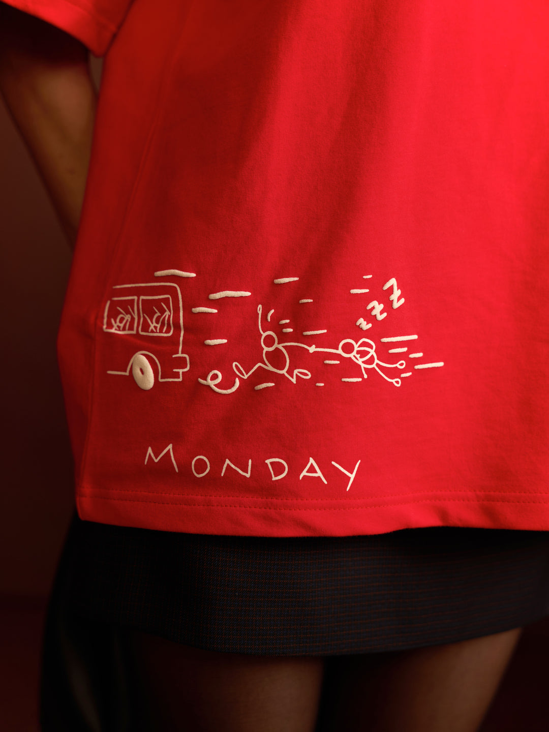 TRUTH ON RED HEAVYWEIGHT T-SHIRT