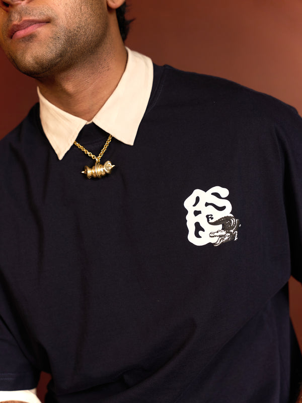 DEEP NAVY GATOR T-SHIRT