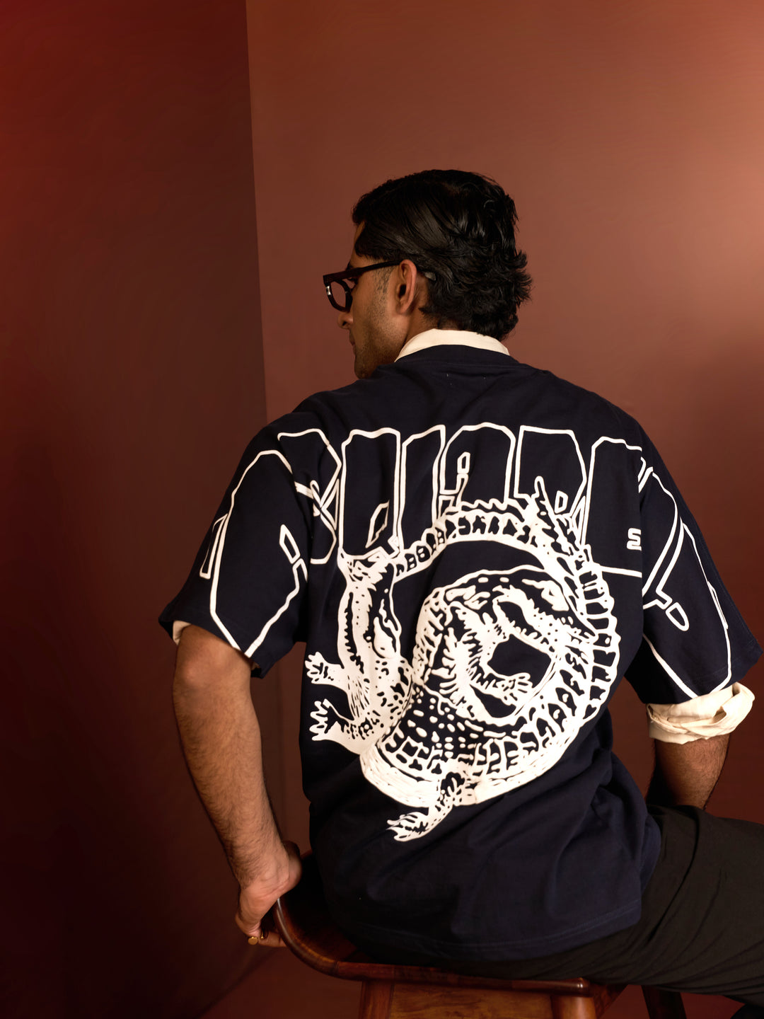 DEEP NAVY GATOR T-SHIRT